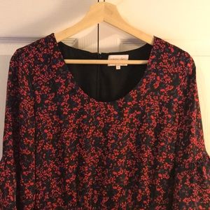 devlin Red Floral Dress